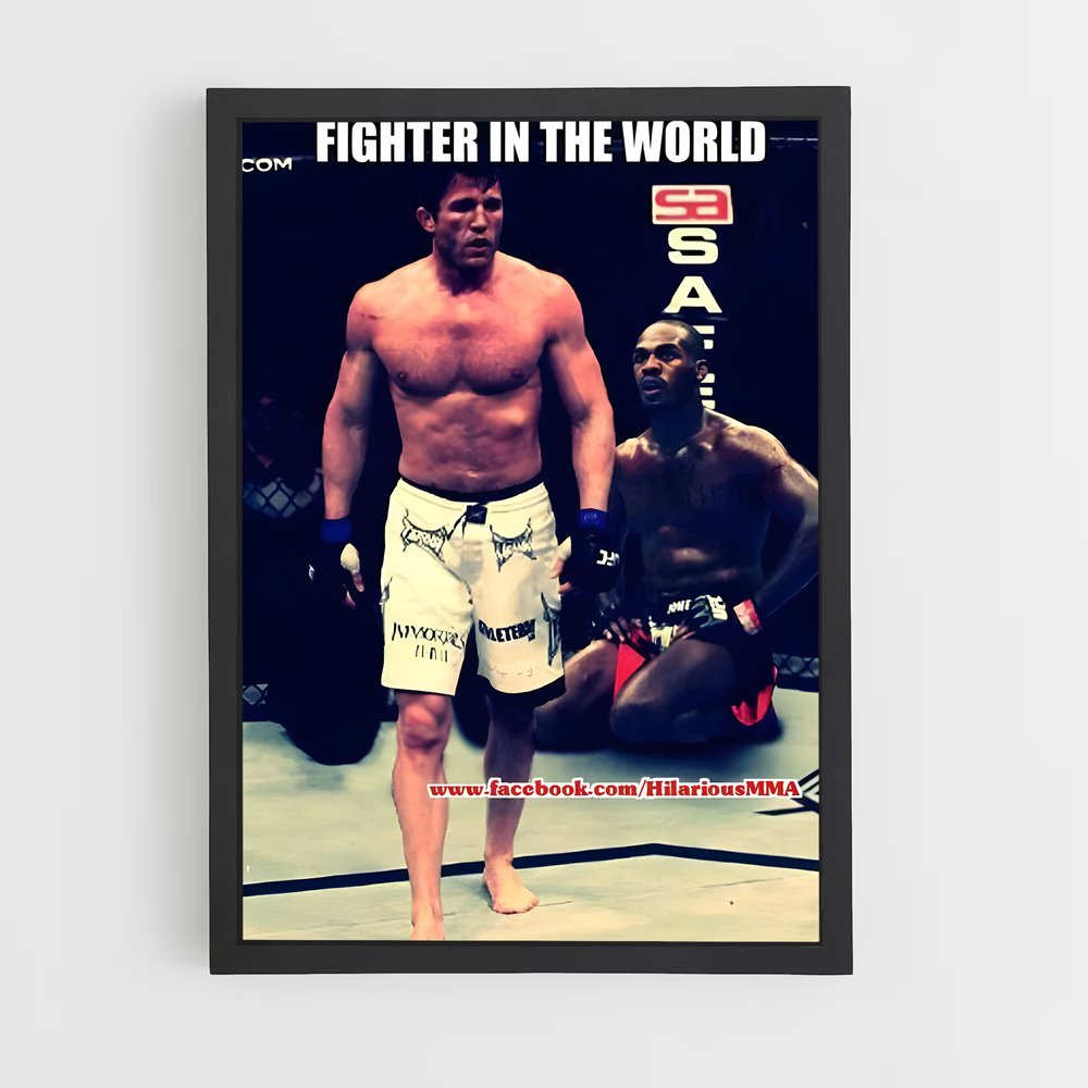 Poster Chael sonnen punch – affiche MMA (vue 2)